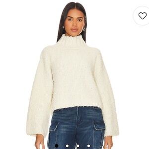 NWT Callahan Leandra Turtleneck Sweater in Creme